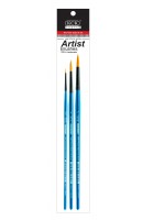 KCK PREMIUM NYLON SHORT HANDLE ARTIST BRUSH - BR SH07